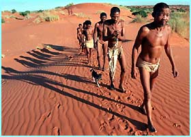 Kalahari bushmen